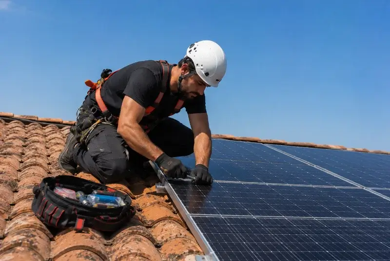 Maintenance et monitoring de panneaux solaires à la Livinière